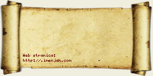 Emilija Mizdrak vizit kartica